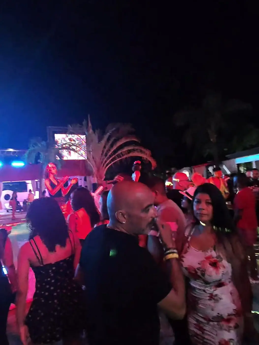 Passport Collective travelers enjoying resort nightlife
